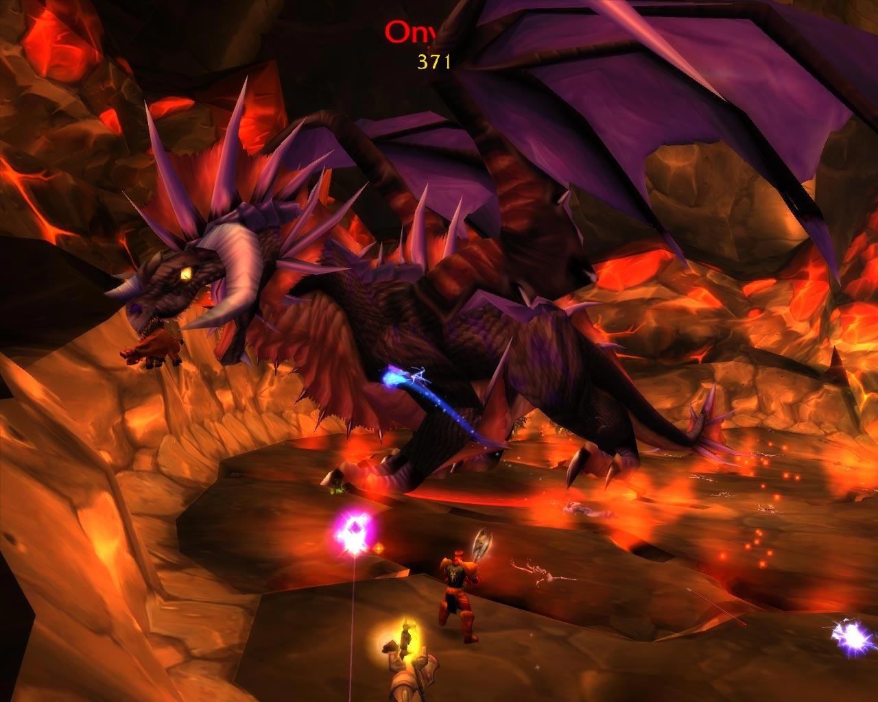 Onyxia is a dragoness from WoW. 